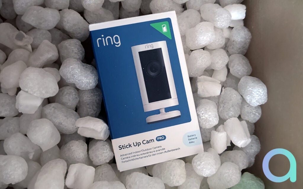 unboxing ring stick up cam pro